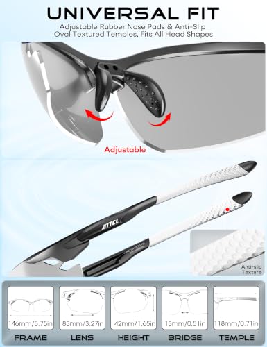 ATTCL TR90 Polarized Running Sunglasses