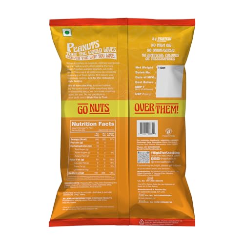 Image of Taali Roasted Peanuts - Hing Jeera |Crunchy Healthy Snacks | No Trans Fat, Gluten free, Roasted Not Fried (Pack of 12 x 140 gms)(weight may vary)