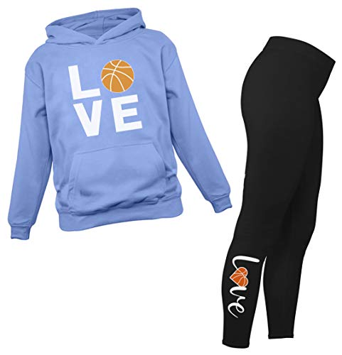 Tstars Basketball Hoodie & Legging Set for Teens & Women