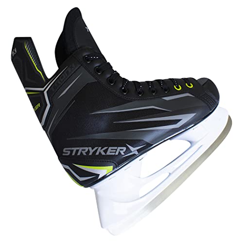 Tronx Stryker 3.0 Senior Adult Teen Ice Hockey Skates (Skate Size 8 (Shoe Size 9)) #TOP2