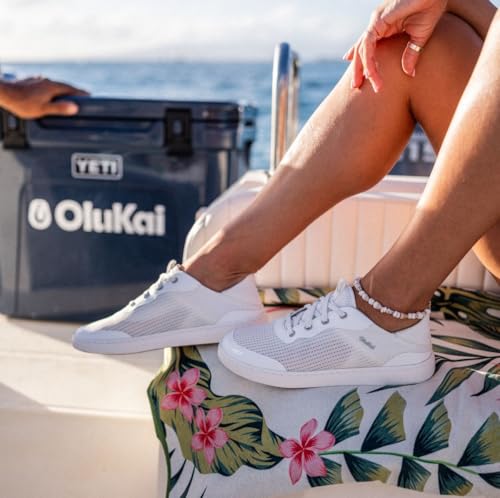 Image of OluKai Kahakai Women's Waterproof Leather Athletic Sneakers