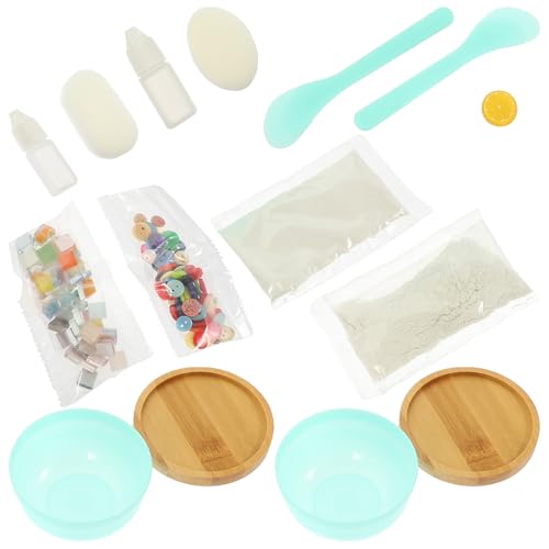 DIYEAH 2 Set Di Tazze A Mosaico Per Bambini Piastrelle A Mosaico Arti E Mestieri Set Con Isolamento Termico