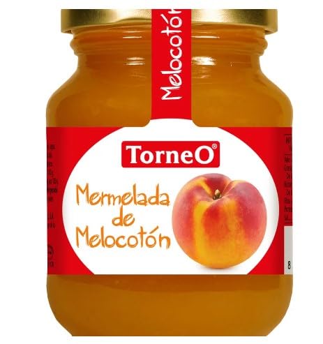 Mermelada de melocotón, 330 g, 4 unidades.