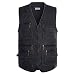 Produktbild Aivtalk Herren Weste Ärmellos Westen Zip Up Sport Outwear mit Reißverschluss Outdoor-Weste Baumwolle Jacke mit Vielen Praktischen Taschen Hersteller 3XL/EU-Größe 48-50 - Grau
