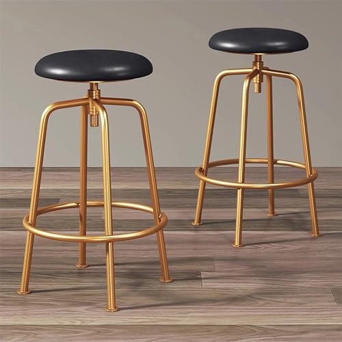 Tabourets de bar réglables pour comptoir de pub café et table haute de cuisine moderne - 6