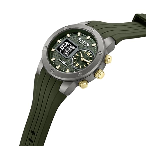 Image of Kenneth Cole Reaction Green Dial Men's Watch - KRWGQ0069303