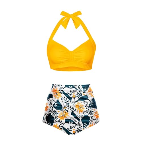 Bikini Mujer Pantalon Traje De BañO Bandera Estados Unidos Ropa De BañO Una Pieza Bikini Tiro Alto para Gorditas Bikini para Poco Busto Modelos De Bikinis para Gorditas Bikini Mujer con Short