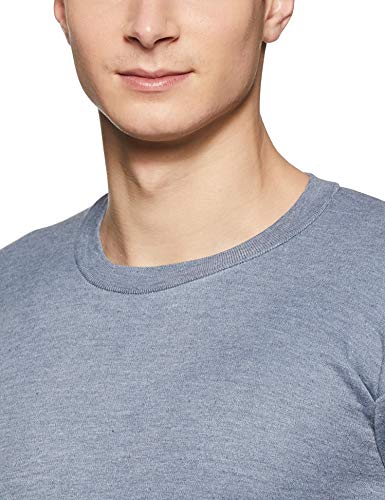 Image of THERMOCOT Winter Thermal Top for Men in Cotton Blend | Round Neck Men's Inner Thermal Wear | Half Sleeves and Snug Fit | Premium Thermal Vest for Men | Pack of 1