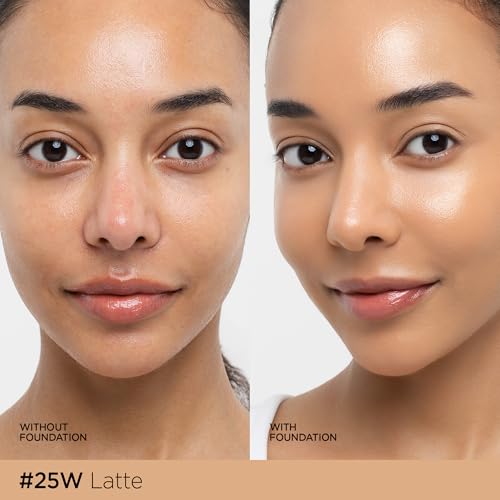 Image of JUNG SAEM MOOL Essential Skin Nuder Cushion | Natural Finish, Buildable Coverage Cushion Foundation by Korean Makeup Artist (Mini, 0.17 Fl Oz), 25W Latte
