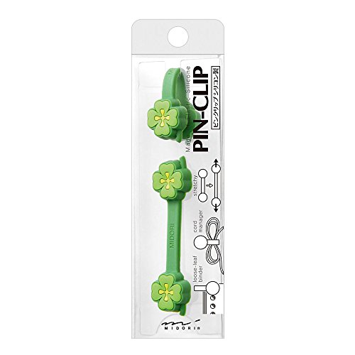 Midori 43039006 - Pack de 2 Pin Clips elásticos
