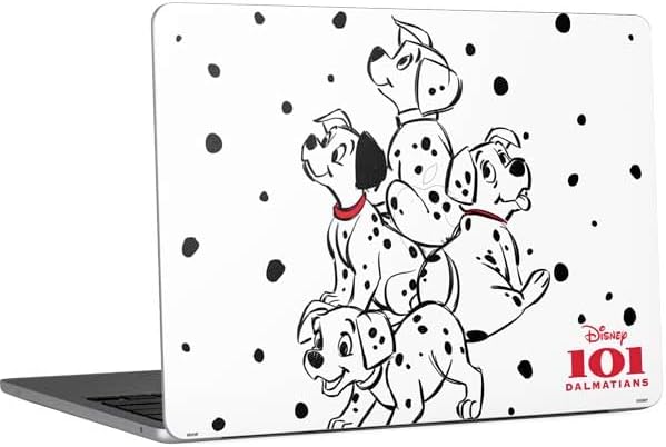 Skinit Decal Laptop Skin Compatible with MacBook Air 13in M4 (2025) - Officially Licensed Disney 101 Dalmatians Pattern Design