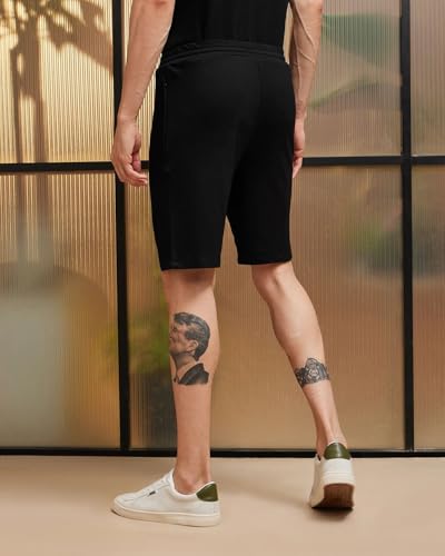 Image of Wellbi Bamboo Shorts for Men | Ultra Soft Fabric | Breathable Shorts | Wrinkle Free | Stylish Lounge Wear | with Hidden Zipper Pocket | Comfortable & Durable | Odour Free & Breathable