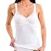 Produktbild HERMKO Damen BH-Hemd mit Spitze - Unterhemd mit integriertem Bustier 175803850, Farbe:weiß, Größe:36/38 (S)