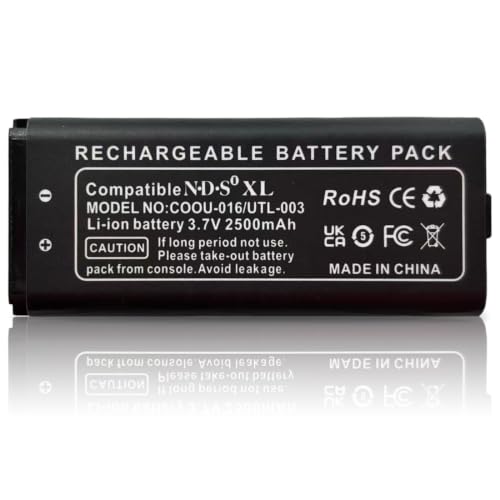 XITAIAN UTL-003 Batería de Repuesto para Nintendo DSi XL, DSi LL, DS XL, Game Console (3.7V 9.25Wh 2500mAh)