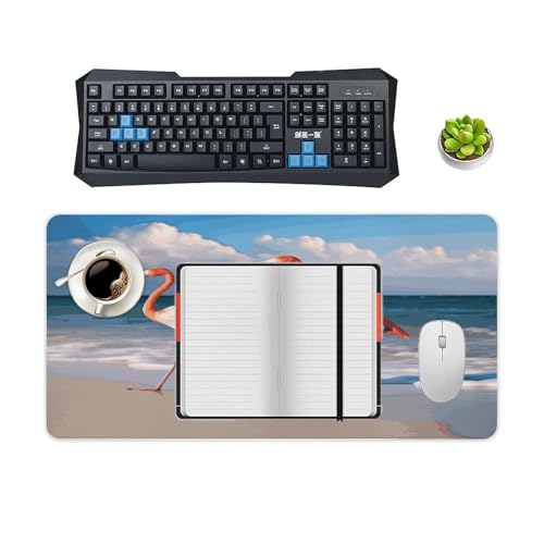 Pad Mouse Grande Estilo Pink Flamingo 30x60cm miniatura 4