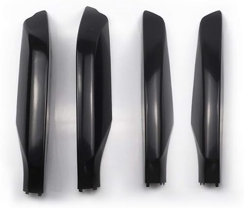 L2R for Toyota Land Cruiser Prado FJ150 (2010-2022) Car Roof Rails Rack Leg End Cap Cover Protector Cover Exterior Accessories 4PCS (Black)