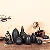 10 set of ceramic bud vases matte black small vases for modern minimalist home decor for party wedding table centerpieces farmhouse living room tabletop boho decor black  urban country home decor