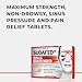 Sudafed PE Sinus Pressure + Pain Relief Tablets, Maximum Strength, Non-Drowsy, OTC Sinus Relief Medicine with Acetaminophen Pain Reliever & Phenylephrine HCl Nasal Decongestant, 24 ct
