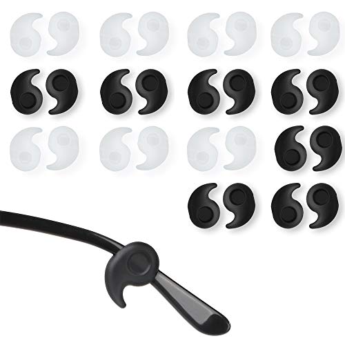 Silicone Eyeglasses Ear Grips 14 Pairs Soft Anti Slip Temple Tips Retainer Holder Sleeve Hook for Sunglasses Reading Eye Glasses