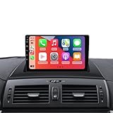 FELLOSTAR for BMW X3 E83 2004-2012 Radio Upgrade with Carplay & Android Auto 4-Core 2G RAM + 32G ROM Car Stereo 9-Inches IPS Touch Screen Head Unit with GPS Navigation