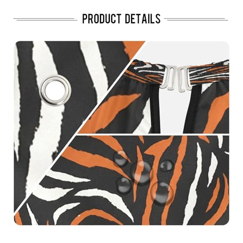 Capa de corte de pelo impermeable para hombre Kigai Tigers Stripe miniatura 4