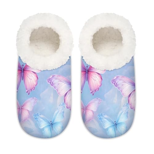 Butterflies Leaf Soft Home Slippers for Women Lightweight Men's House Shoes Women's Slippers2