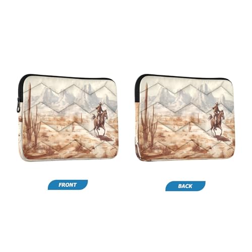 Funda para portátil 13-14 pulgadas Western Desert Cowboy miniatura 2
