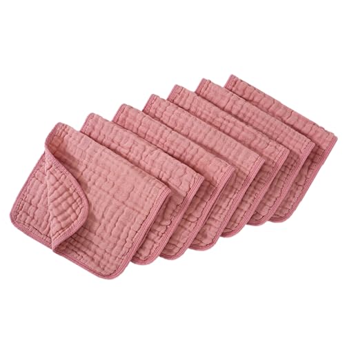 Almohadilla de algodón para el hombro, paño para eructos de bebé, gasa de alta absorción, babeo y saliva, toalla de saliva, 6 unidades/juego