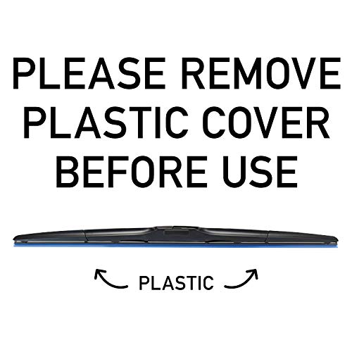 Spearhead Thunder 26"+18" Hybrid Wiper Blades W/Neoprene Infused Rubber, Outwipes Silicone (Pair) #TOP5