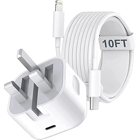 iPhone Fast Charger Plug, [Apple MFi Certified] iPhone 20W USB C Fast Charger Plug and 10FT Lightning to USB Fast Charging USB C Charger Power Adapter for iPhone 14/13/12/SE/11/XS/XR/X/8,iPad,AirPod Cover