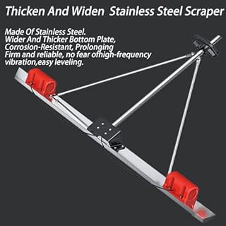 Massetto elettrico senza cordone di finitura del calcestruzzo con il motore vibrante e il bordo dell'acciaio inossidabile