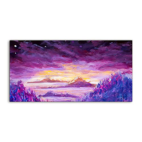 Image Acrylique 100x50cm Salon Déco Murale, Photo Acryl Nature Mountains of The Island