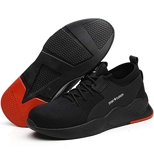 NEUSOP Veiligheidsschoenen Heren Dames Werkschoenen Veiligheid Staal Teen Cap WerkSchoenen Ademende Werkschoenen… - Image 3