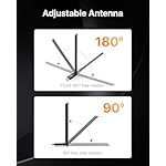 Tenda AX900 WiFi Adapter WiFi 6- Dual-Band 600Mbps 5GHz/ 286Mbps 2.4GHz, 6dBi High Gain Antenna, Wireless WiFi Adapter for Windows 11/10/7 USB WiFi Dongle (U11Pro) - Image 4