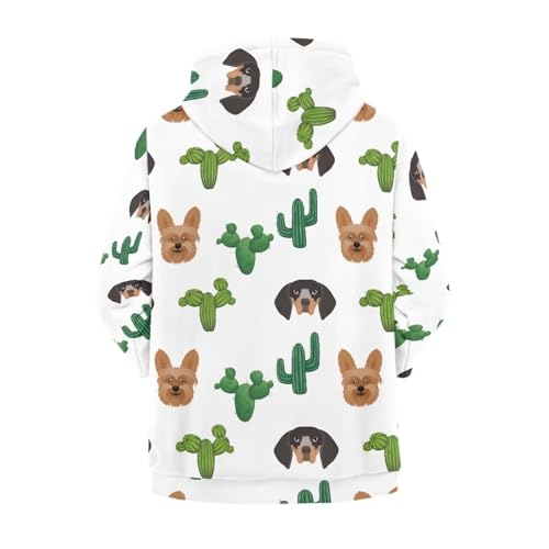 AmzPrint Axolotl Costume Kids Firls Boys Sky Blue Cute Cartoon Animal Print Fall Winter Salamander Zip Hoodie With Pockets2