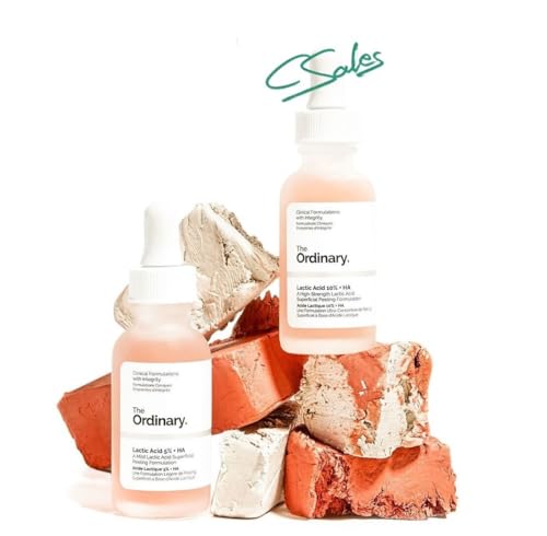 The Ordinary ORIGINAL Lactic Acid 5% + HA | 30 ml. | Exfoliante más suave que trabaja para una piel más suave. | by Cloud.Sales Cosmetics