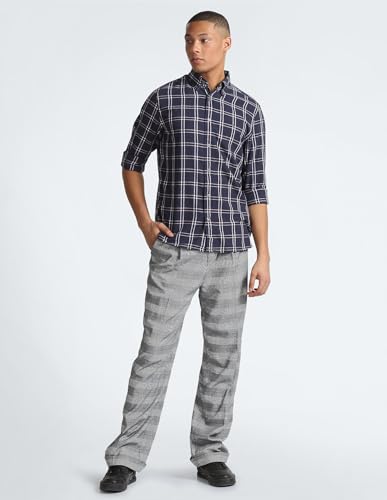 Image of Tommy Hilfiger Men's Cotton Solid Regular Fit Shirt