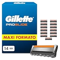 Gillette Fusion 5 Proglide Lamette Da Barba per Rasoio Barba Manuale, 14 Lamette Gillette Fusion...