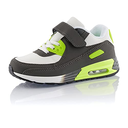 KKTOTO Kindersportschuhe - Leichte Turnschuhe Mit Klettverschluss Für Jungen & Mädchen