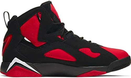Jordan Tênis masculino True Flight, Preto/Vermelho Universitário