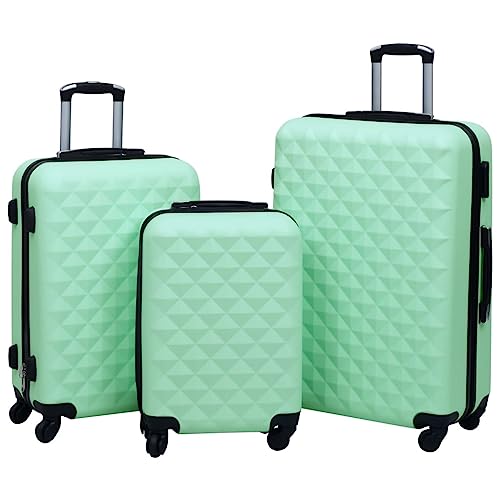 Hardcase Trolley Set 3 pcs Mint ABS,10.45 KG,92415