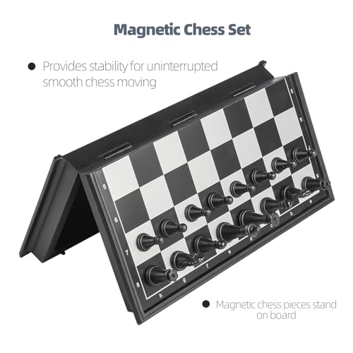 Mini Juego de Ajedrez Magnético Portátil 5.9 Pulgadas miniatura 4
