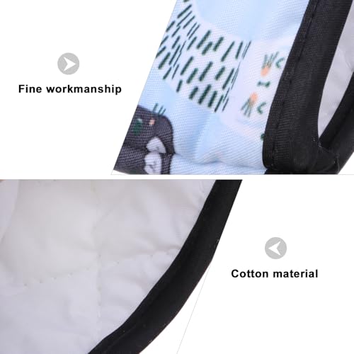 Miniatura 3 de Aboofan Guantes Para Hornear Resistentes Al Calor Set De 2 Guantes Térmicos Antideslizantes Para Cocina Microondas Y Barbacoa