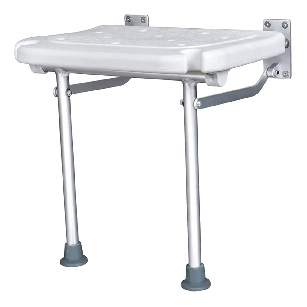 Chaise murale de douche pliable avec pieds antidérapants sûrs