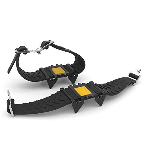 Rainai rutschfest Schuhschutz Schneekette Anti-Rutsch Schuhspikes Eisgriffe Schuhkrallen Schneespitzen - Für Wandern/Angeln/Klettern/Jagen/Trailrunning Überschuhe Schützen Vor Abrieb, Anti-Rutsch-P thumbnail