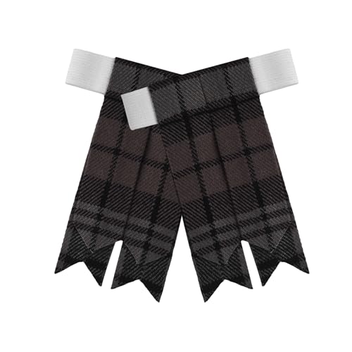 Image of Scottish Tartan Kilt Flashes with Elastic Adjusters