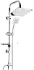 Modern Shower System Set, Top Shower Head and Hand Shower, Brass Router, Stainless Steel, ABS Soap Dispenser CKKROM DUBAI