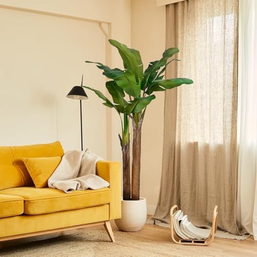 BLAINE | Banana Tree 160cm | Decorative Artificial Plants | Large...