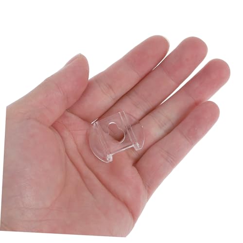 Image of Veemoon 20pcs Storage Hook Hangers Picture Hook Picture Frame Backing Clips Picture Frame Mount Hook Brackets for Wall Photo Hanging Hardware Wall Hanging Bracket Transparent Acrylic