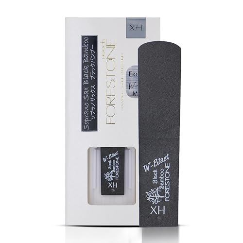 Anche pour saxophone soprano stable Forestone en bambou synthétique XH noir